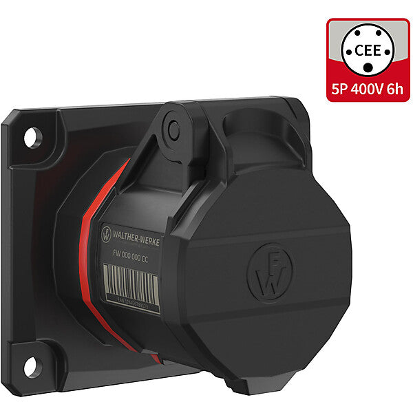WALTHER-WERKE CEE NEO Anbaudose gerade 16A 5P 6h IP54 FW410506CC